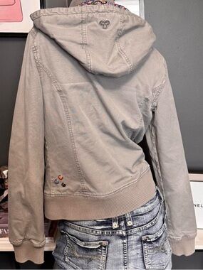 TNA Vintage Y2K Grey Platoon Jacket
